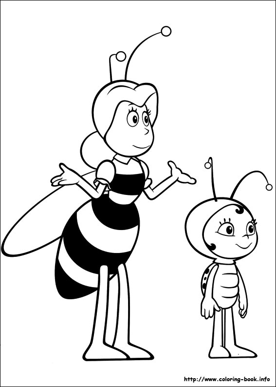 Maya the Bee coloring picture